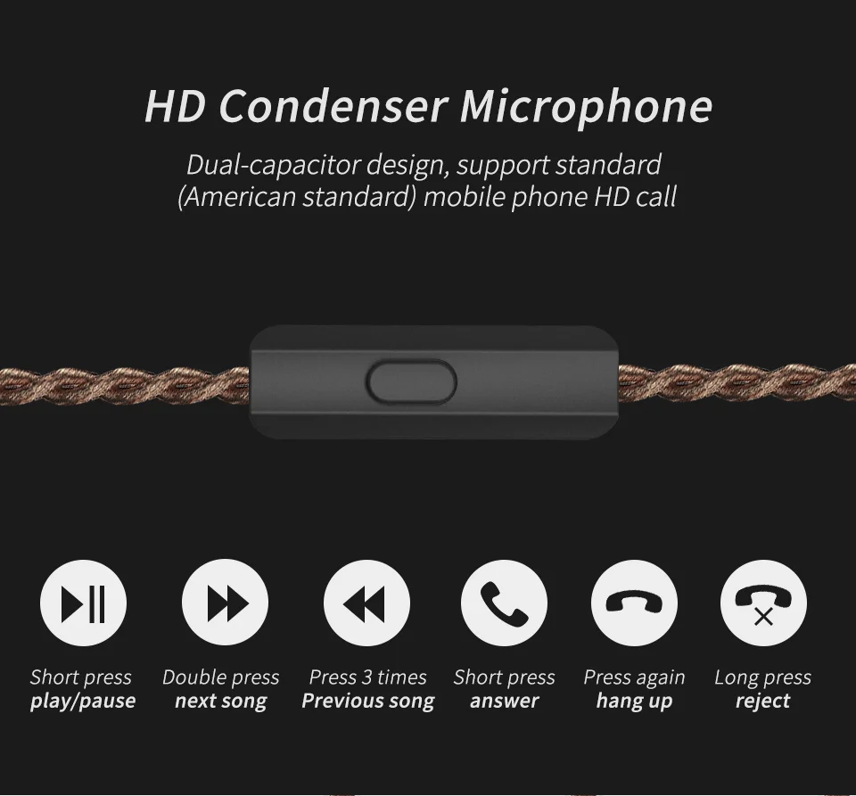 CCA C10 4BA+1DD Hybrid In Ear Earphone HIFI DJ Monitor Running Sport Earphone Headset Earbud With Detacable Upgraded Cable (12)