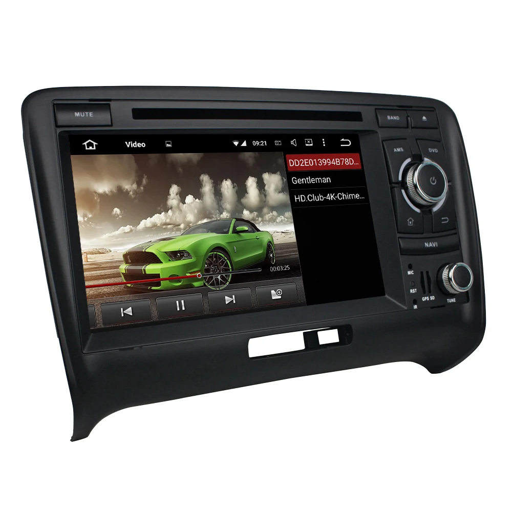 Cheap KLYDE 7" 2 Din Android 8.1 Car Radio For Audi TT 2006-2013 Multimedia Player Stereo Audio DVD Player Quad Core 2