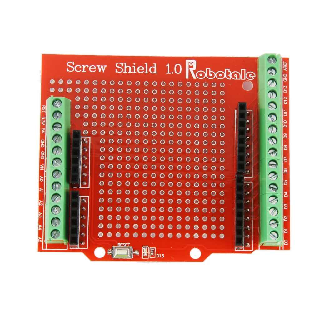 Proto screw Shield Screwshield терминала Плата расширения модуль для Arduino большой прототипирования пространство оба соединены