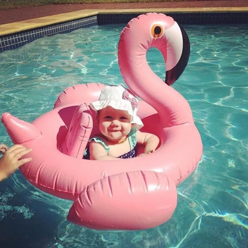 

Giant Inflatable Flamingo Swan Pool Float Unicorn White-Swan Swimming Ring Water Holiday Party Toys Piscina baby circle