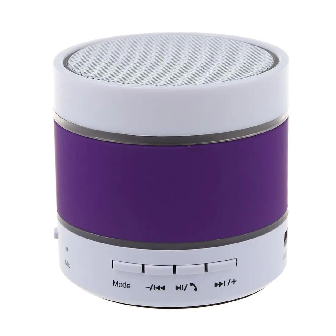 

LED Bluetooth Stereo Speaker USB TF FM Radio sound box for iPhone6 / 5 purple