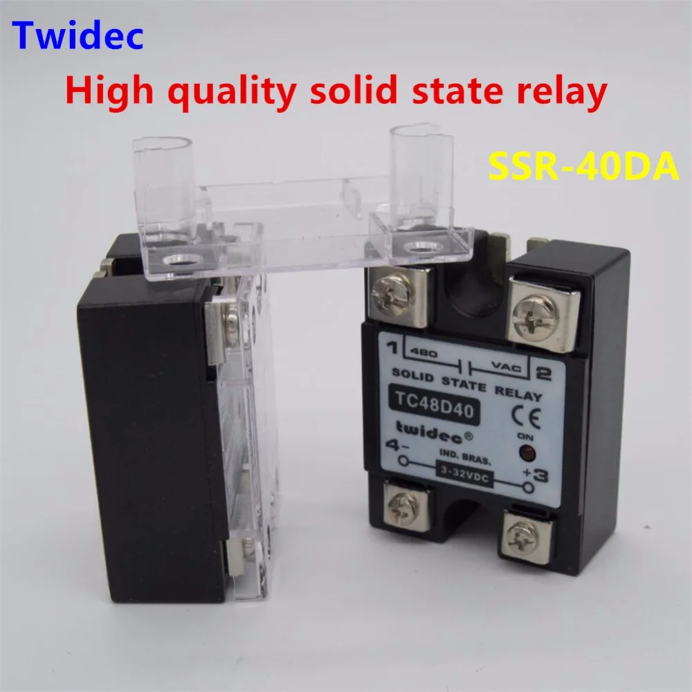 High quality Single Phase Solid State Relay SSR 40DA Module 3 32V DC To