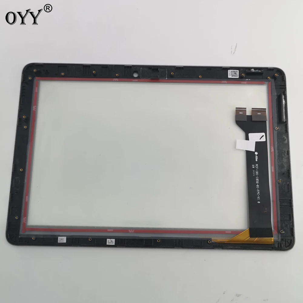 Economici Capacitivo touch screen digitizer pannello di vetro di schermo Esterno Per Asus MeMO Pad 10 ME102K ME103K K01E MCF 101 1856 01 FPC V1.0