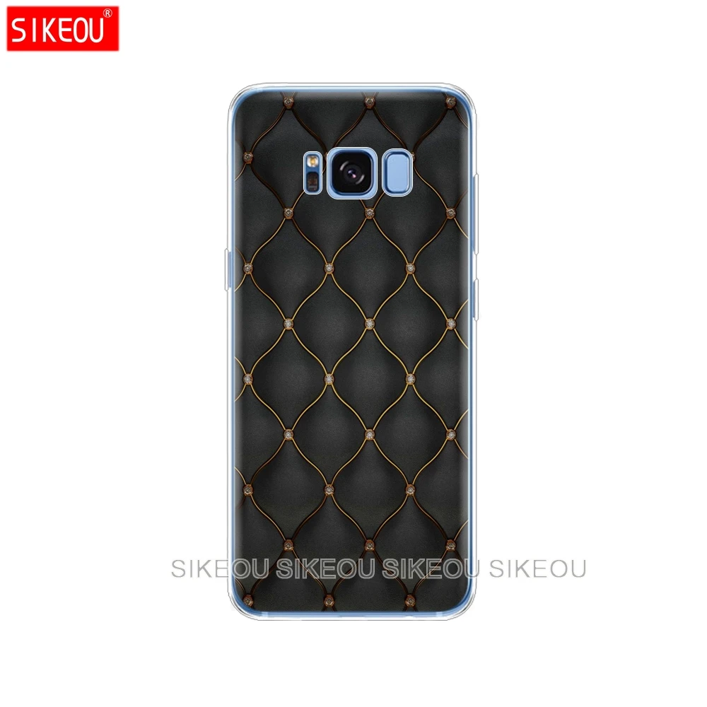 Силиконовый чехол для Samsung Galaxy S9 S8 S7 S6 edge S5 S4 S3 PLUS телефона с принтом из углеродного