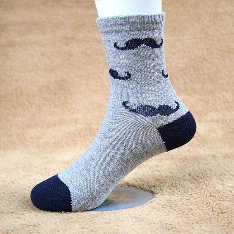 Новые носки с усами детские трикотажные хлопковые для детей сезон весна осень