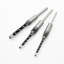 10mm/16mm Square Hole Mortiser Drill Bit Mortising Chisel Woodworking Electric Drill Tools Mayitr 4pc hss twist drill bits mortising chisel square hole mortiser drill bit for diy woodworking tools