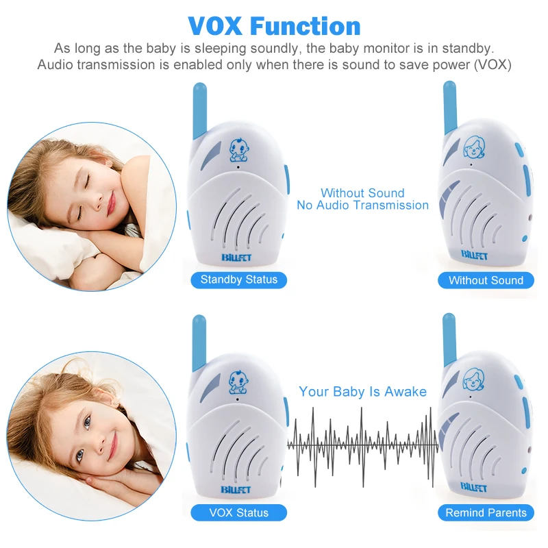 walkie talkie with baby monitor function