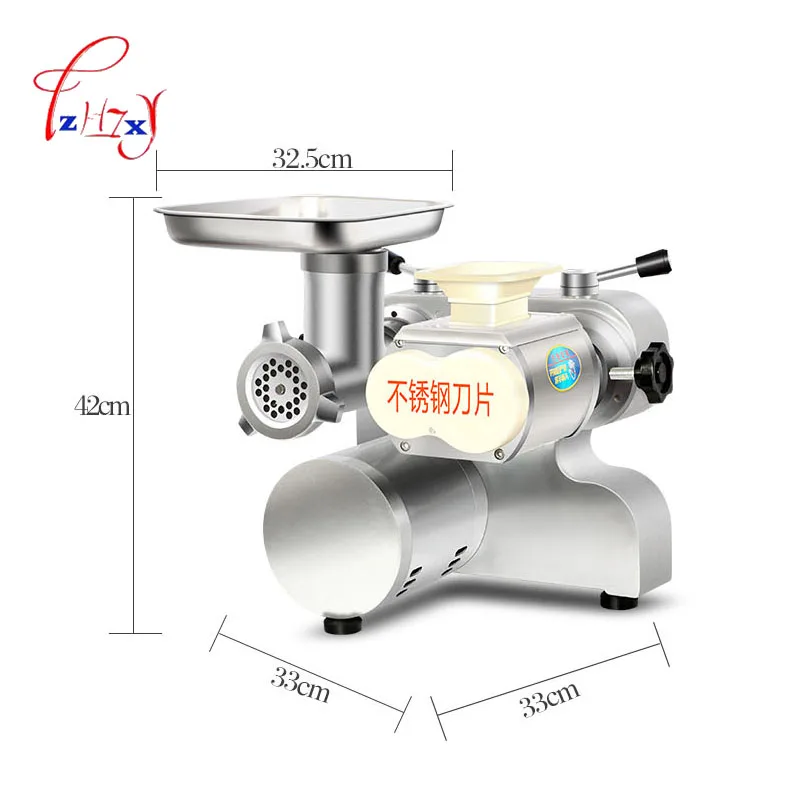 Коммерческая электрическая ломтерезка для мяса Мясорубка из нержавеющей стали Настольный тип мясорубка и Мясорубка функция 1 шт