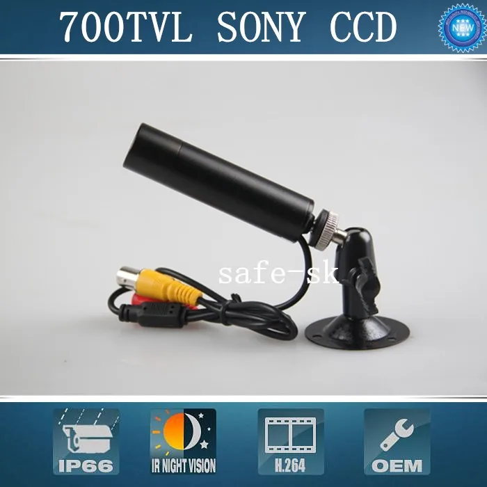 1/" SONY SUPER HAD CCD 700TVL мини пуля камера безопасности маленькая Мини CCTV камера с 8 мм объективом