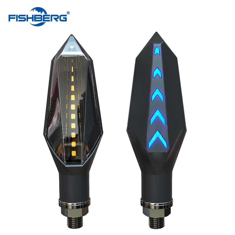 

Motorcycle Modified Turn Signals Waterproof Turn Lights LED Direction Lamp Decorative Daytime Lamp Motocross Lights