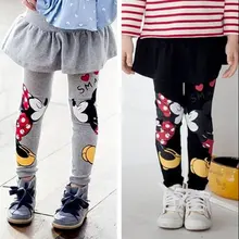 Новые детские леггинсы весна одежда для маленьких девочек брюки для девочек теплые детские штаны с юбкой для детей анималистического дизайна леггинсы для маленьких девочек леггинсы