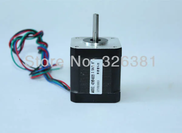 

42 stepper motor 1.8 phase 42HB4005 moment 0.48N.m body 48mm diameter 5mm Long 24 4 line CNC KIT
