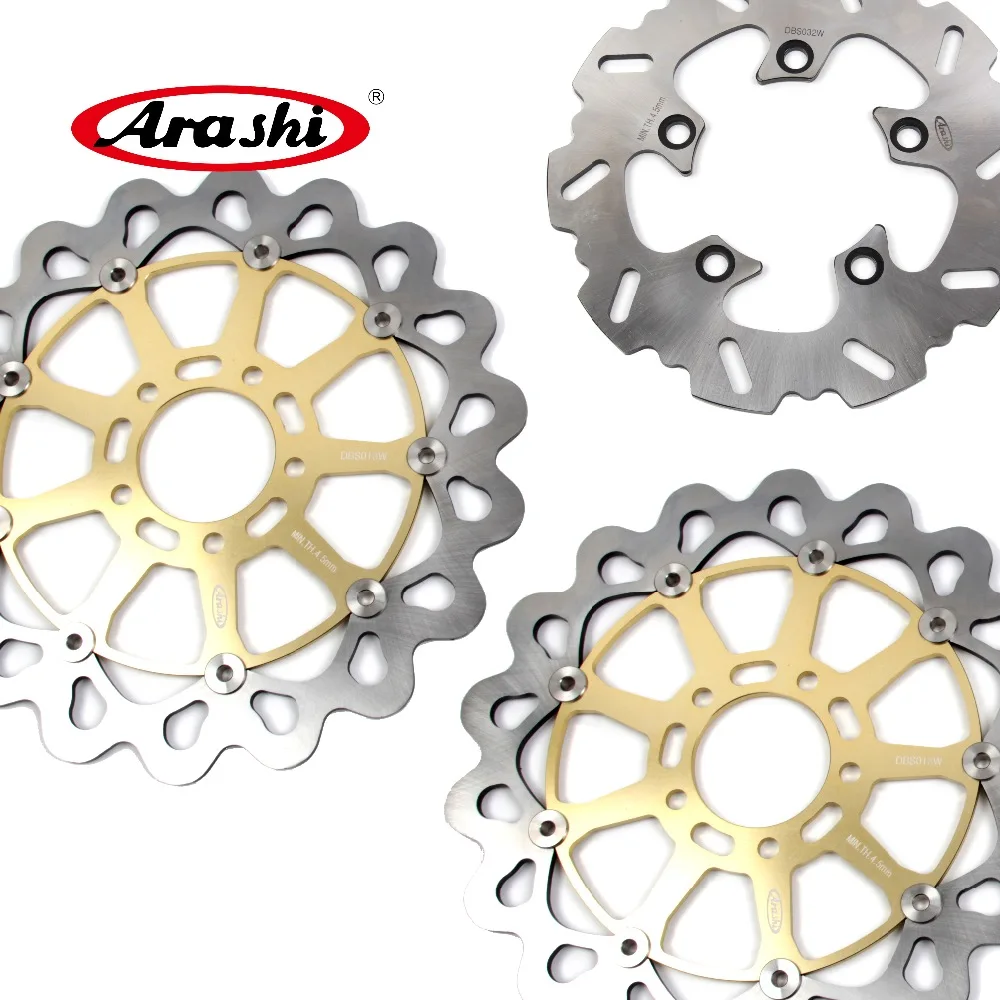 

ARASHI Fit SUZUKI GSXR600 Front Rear Brake Rotors Brake Disc GSX-R600 2003-1997 2002 2001 2000 1999 1998 GSX R600 GSXR750 TL1000