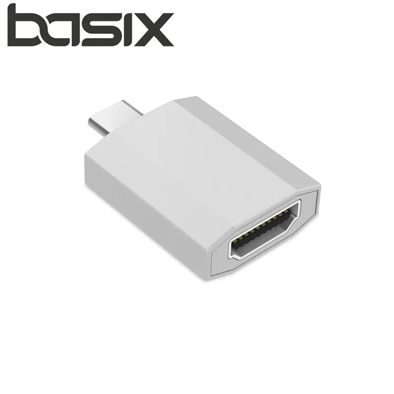 

basix USB Type- C to HDMI 4K 1080P Female Adapter usb c hub Support 4K*2K for MacBook Pro, Chromebook Pixel and Samsung S8