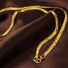 Ожерелье с ключицей из желтого золота, уникальная цепочка из змеиных костей для мужчин и женщин, ювелирные изделия