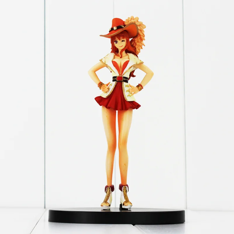 17 см аниме мультяшная цельная фигурка Nami Grandline Lady 15th Anniversary Сексуальная ПВХ модель