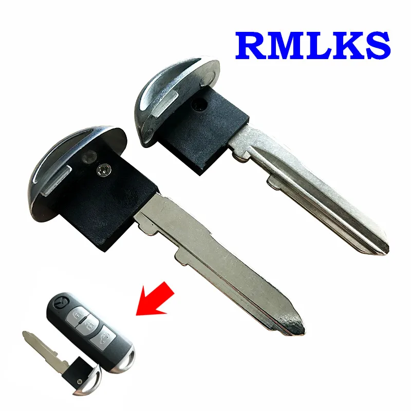 

RMLKS Replacement Key Blade Emergency Smart Insert Key Fit For 2006-2013 Mazda 3 5 6 CX-5 CX-7 CX-9 MX-5 Miata RX-8