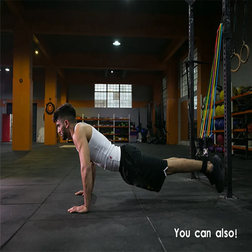 11pcs Fitness Resistance Bands pull rope elastic rope resistance latex Resistance Exercise Band Set Yoga Pilates Tube #2p09 (3)