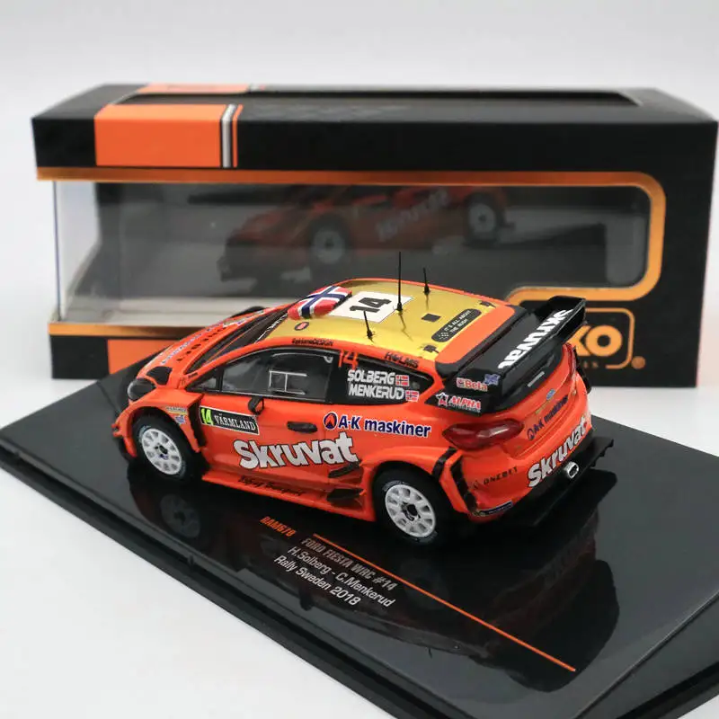 IXO 1:43 Ford Fiesta WRC#14 ралли Швеции RAM670 коллекция ограниченной серии