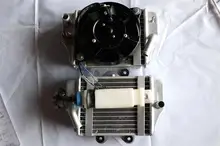 Motocross accesorios enfriador y 12 v ventilador de radiador de enfriamiento de agua de refrigeración del motor para la motocicleta moto pit suciedad atv 4×4 piezas de la bici