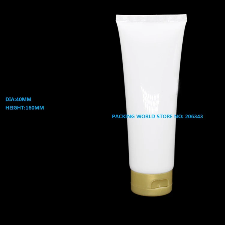Macio para Lavagem Creme para as Mãos Embalagem de Plástico Tampa do Tubo de Aleta Branco Tubo Mildy - Manteiga Máscara Essência Médica Cosméticos Embalagem 120 ml 3 120 ml branco tubo macio para lavagem
