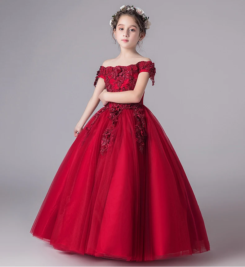 New-Year-2018-Tulle-Infant-Toddler-Pageant-Costume-Flower-Girl-Kids-Dresses-For-Girls-Weddings-And