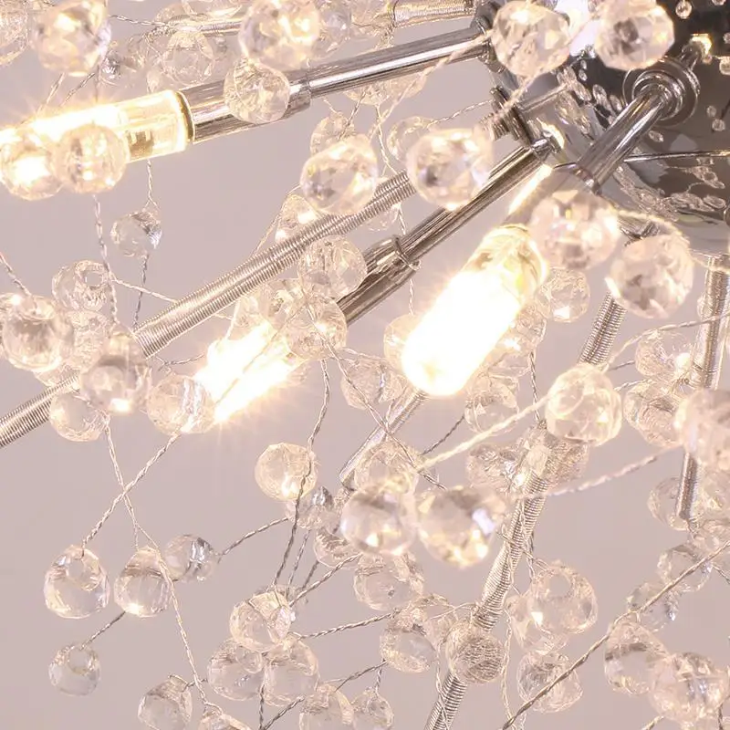 Para Sala De Jantar Verlichting Hanglamp Хрустальный потолочный светильник подвесной на подтяжках