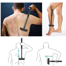 Регулируемая Выдвижная Мужская бритва для спины, триммер для волос, долговечная Бритва для спины
