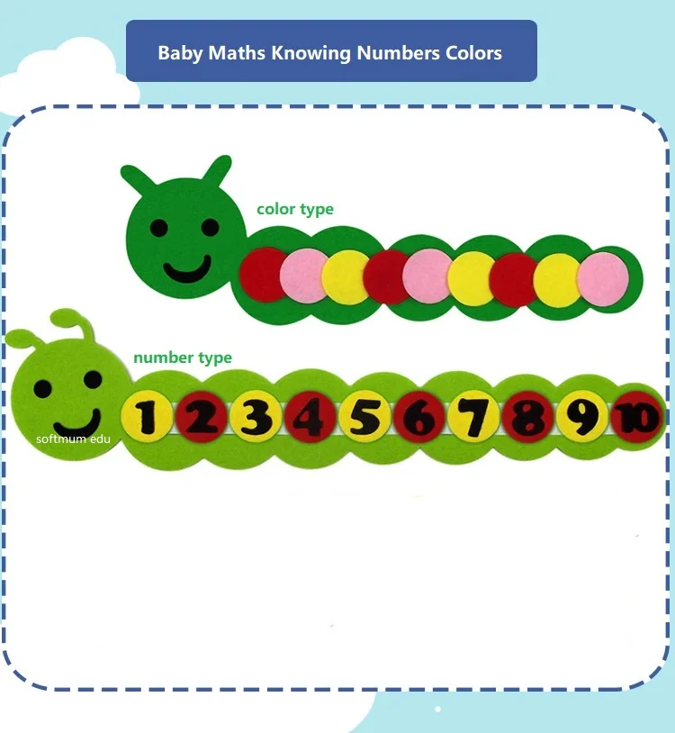 2 шт DIY Детские изучение математики игрушки Дети номера цветов ручной развивающие игрушки Образование по методу Монтессори помощь детям