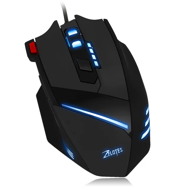 T 60 Gaming Mouse 7200 DPI USB Wired Optical Ergonomics Computer Mice