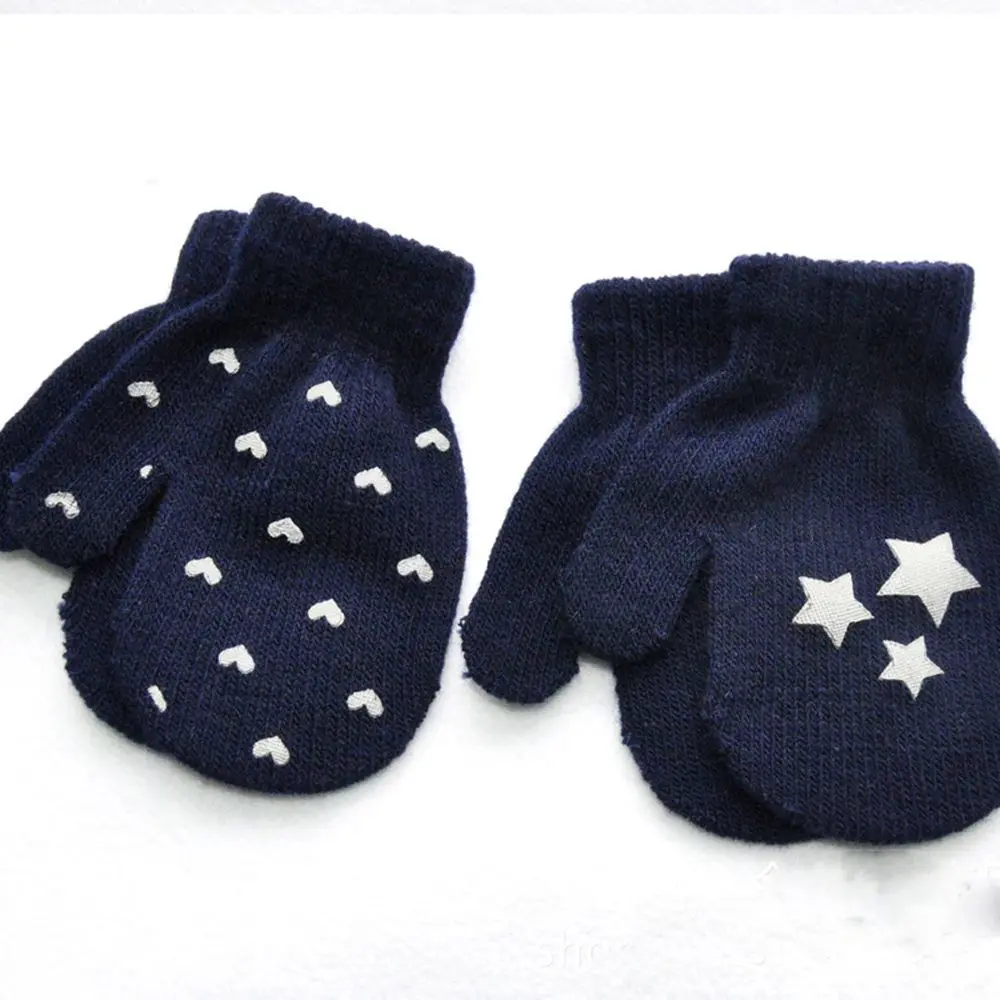 Kids Magic Gloves & Mittens Kid Stretchy Knitted Winter Warm Gloves for Girl Boy cute baby accessories