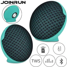 Joinrun TWS беспроводной Bluetooth динамик USB PLAY портативная TF карта динамик для домашнего кинотеатра колонки звуковая система 3D стерео музыка