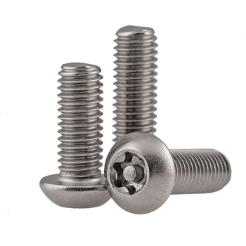

Security Screw M3 M4 M5 M6 M8 A2 Stainless Steel Torx Button Head Tamper Proof Security Screw Screws
