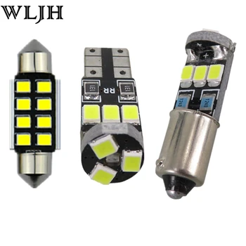

WLJH 12x Canbus No Error LED Light Dome Vanity Mirrors Glove Box Trunk Blub Interior Lighting Kit For Audi A3 S3 8P 2004 - 2013