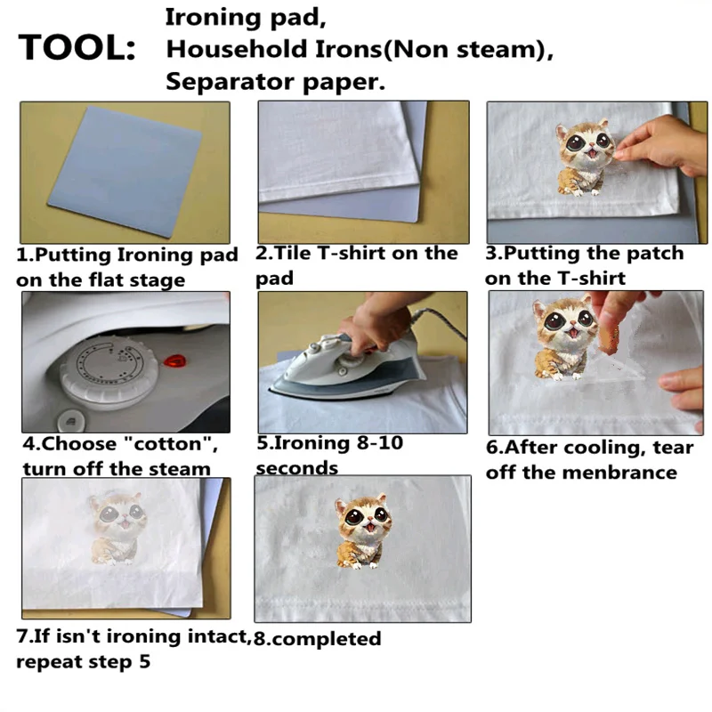 25-5-22cm-Personalized-Tiger-Iron-on-Transfer-Patches-DIY-for-T-shirts-Hoodies-Heat-Transfer (1)