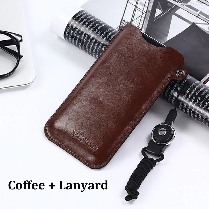 

SZLHRSD for Vernee V2 Pro Mobile Phone Bag Case for Blackview BV5800 Pro Hot selling slim sleeve pouch cover + Lanyard
