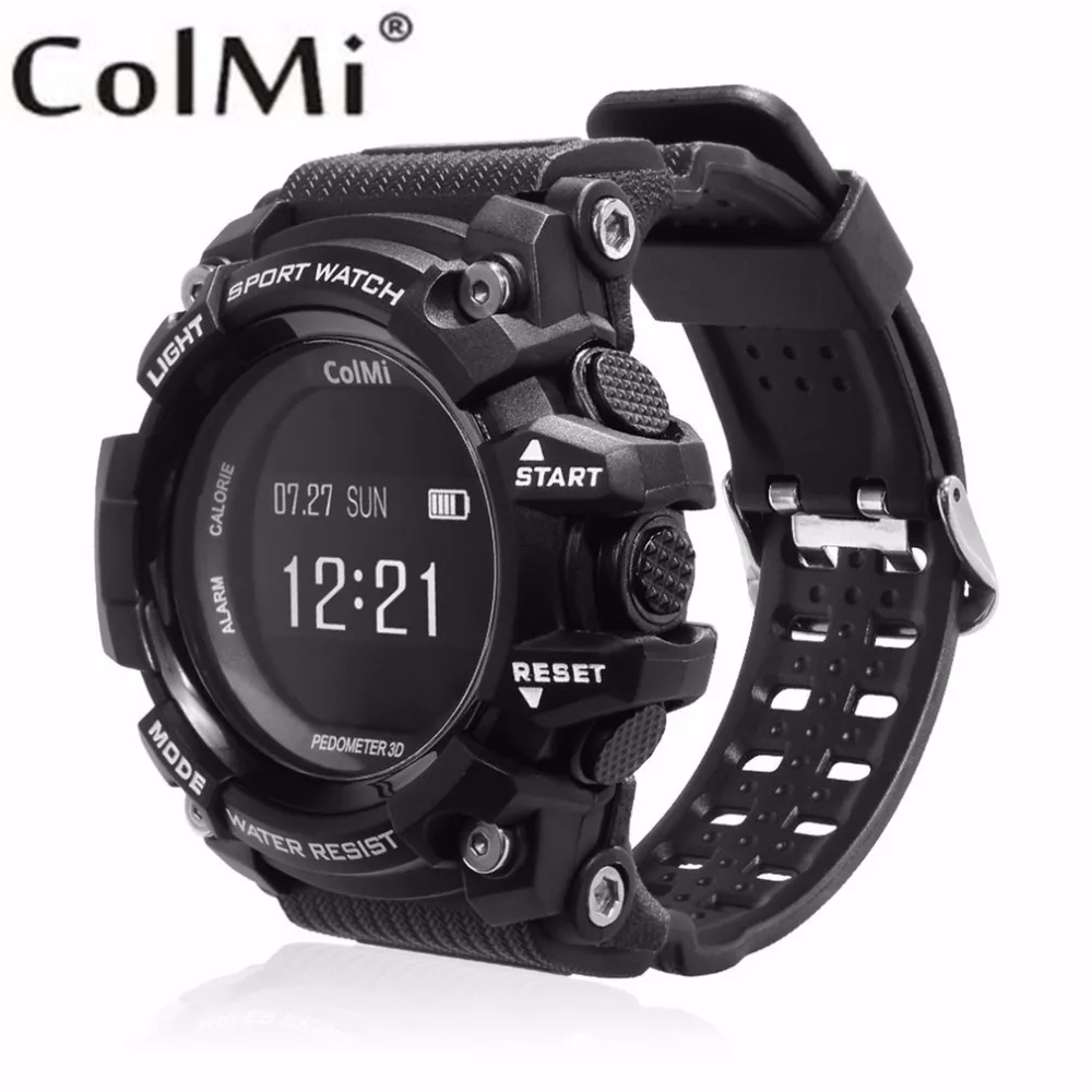 

ColMi Smart Sport Watch T1 OLED Display Heart Rate Monitor IP68 Waterproof Push Message Call Reminder for Android IOS Phone