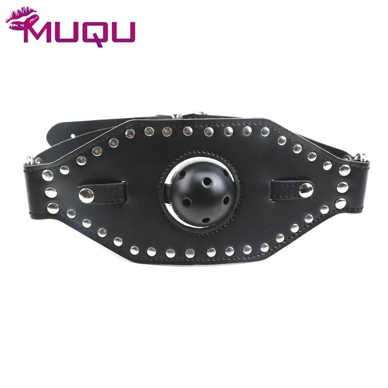 Buy Blow Job Mask Mouth Ball Blocking Leather Mouth 