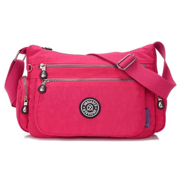 

New Hot Selling Shoulder bag Women Solid Coloy Casual Nylon Waterproof Bags Light Travel Leisure Shoulder Bag Messenger
