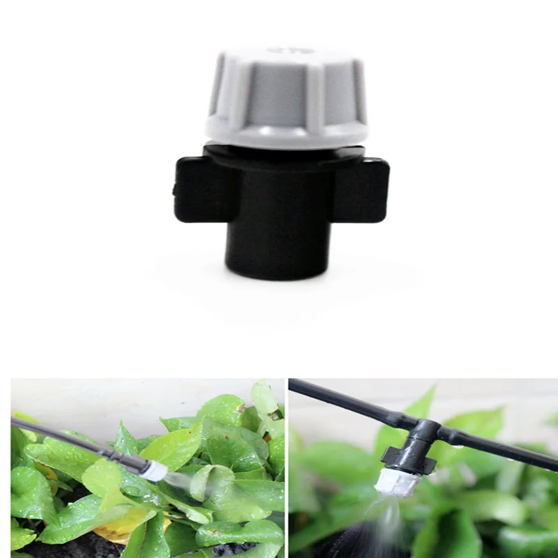 

100pcs Atomizing Micro Nozzle Automatic Watering Cooling Spray Sprinkler Irrigation Agricultural Micro Drip Fittings M590