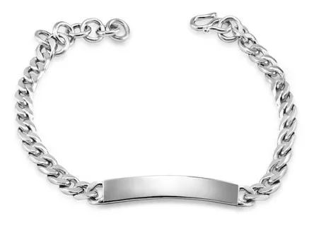 Pulsera Para Los Hombres de Plata de ley 925 Pulsera de Los Hombres de La Joyería