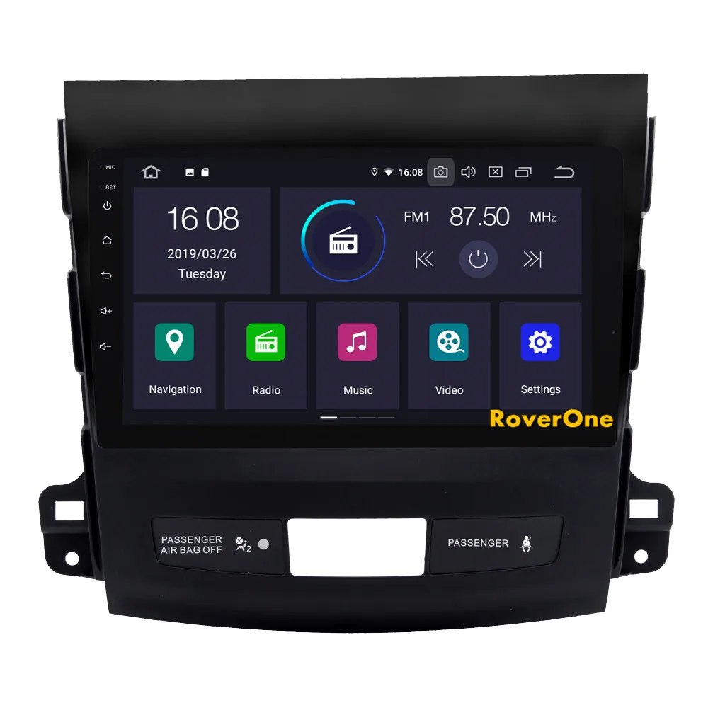 Sale For Mitsubishi Outlander 2007 - 2011 Android 9.0 Quad Core Autoradio Car Radio Stereo GPS Navigation Multimedia Player NO DVD 5