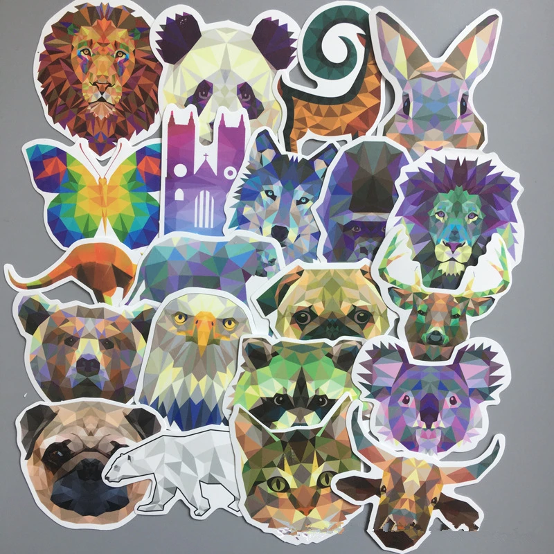 

35Pcs/Pack Galaxy Animal Stickers Decal For Car Laptop Bicycle Motorcycle Cartoon Pvc Waterproof Sticker