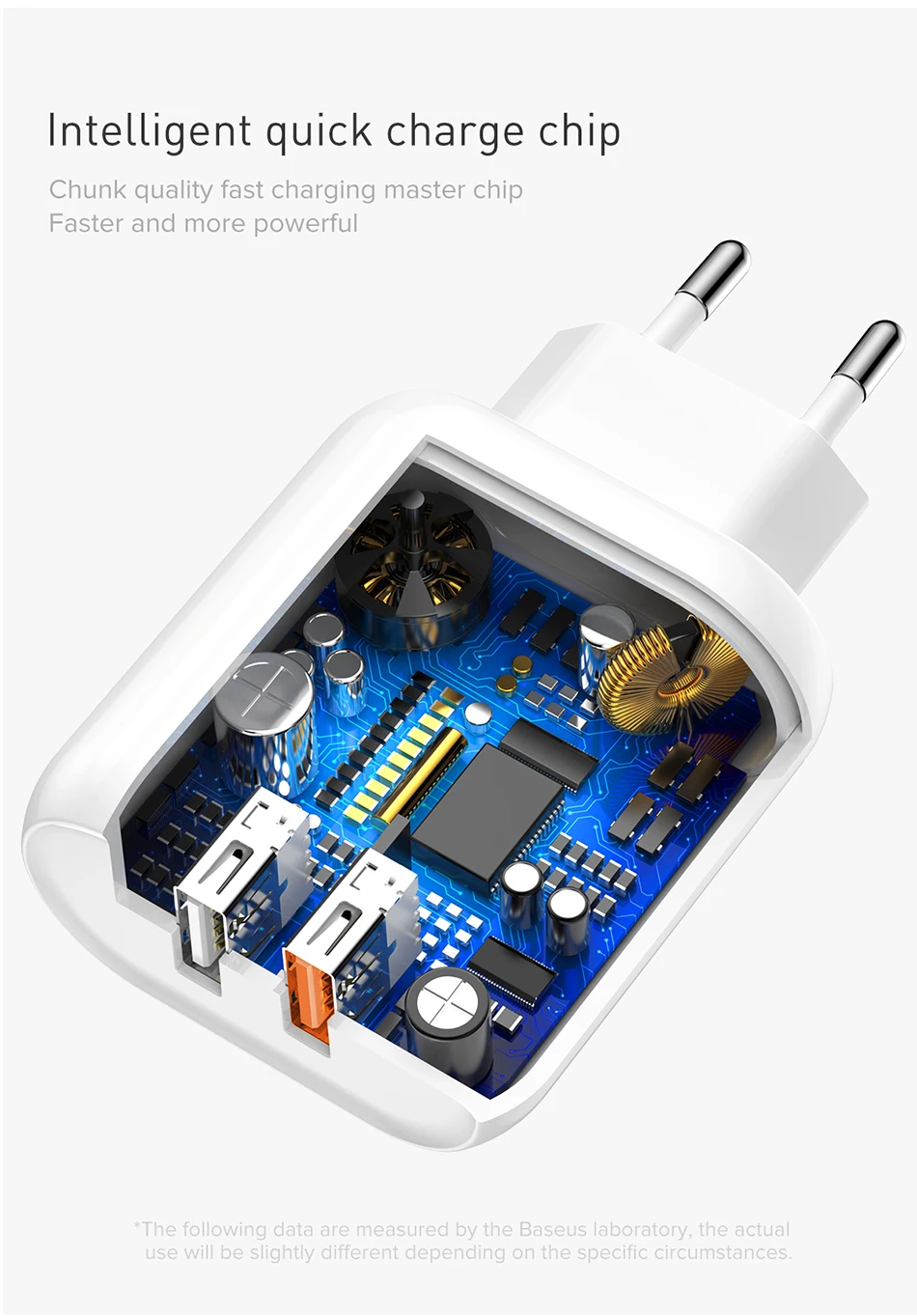 Baseus 18 Вт Быстрая зарядка QC 3,0 USB зарядное устройство для samsung Xiaomi Phone Adapter EU Plug дорожное настенное зарядное устройство для iPhone зарядное устройство