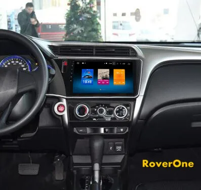 Cheap RoverOne Android 9.0 Octa Core Car Radio GPS For Honda City 2015 2016 10.2