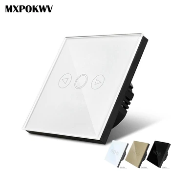 

EU Standard 1 Gang 1 Way LED Dimmer Switch 220V, Crystal Glass Touch Panel Dimmer, Smart RF Switch for smart home module 433mhz