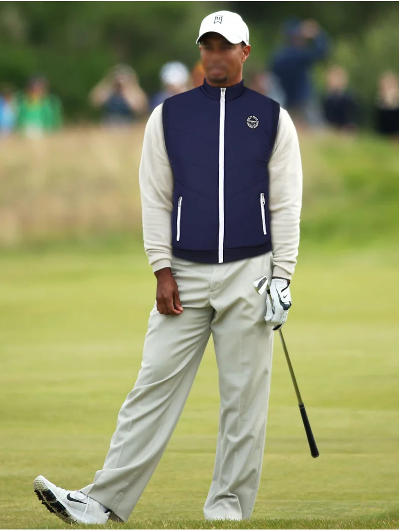 PGM Новая осенняя и зимняя мужская жилетка для гольфа одежда для гольфа утолщенная Флисовая теплая спортивная куртка без рукавов для гольфа