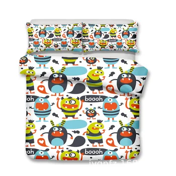 

Home Textile Children's Cartoon Fashion Color Adult Bedding Sets Double Bed Queen Full Size Duvet Cover