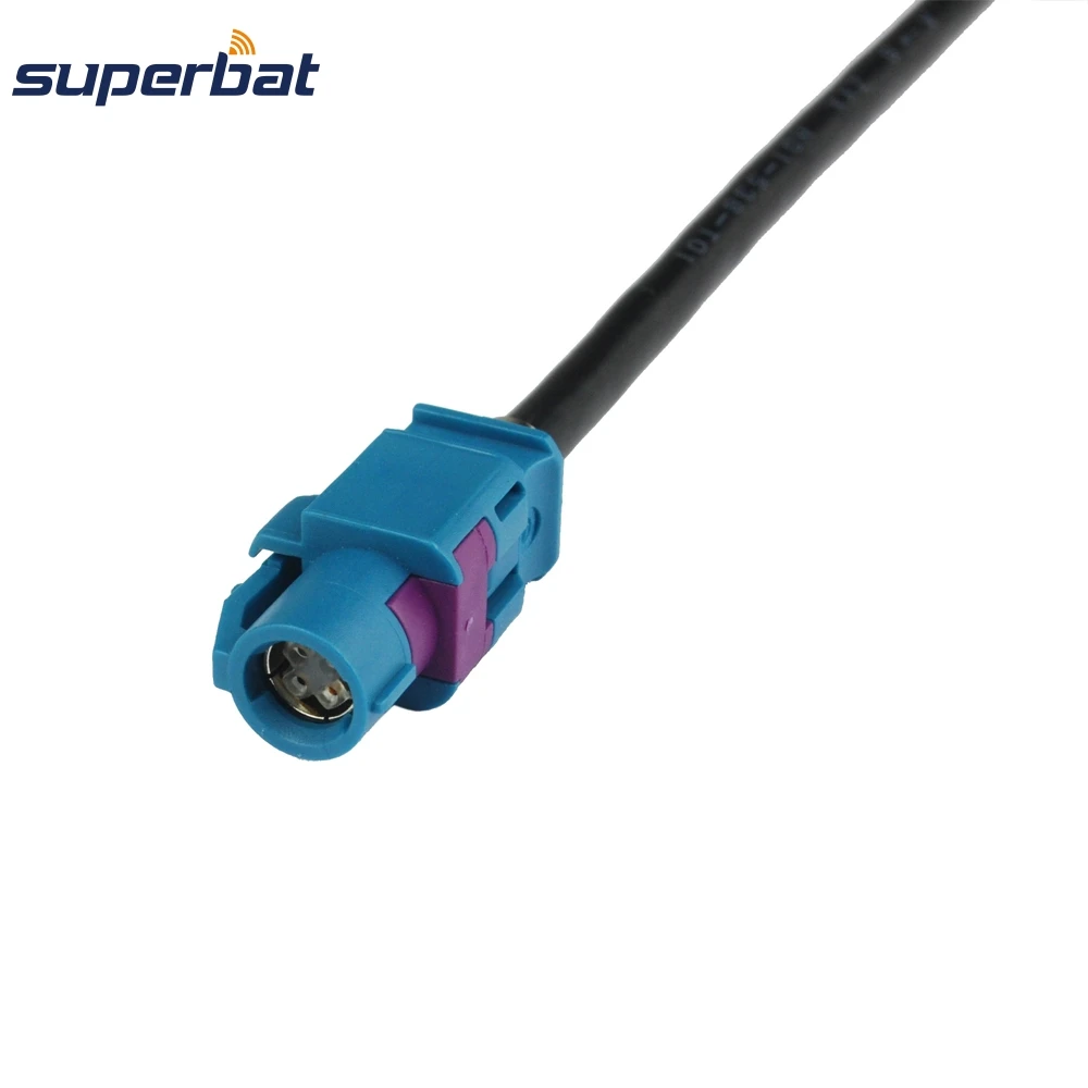 Superbat автомобиля/Автомобильный высокоскоростной передачи FAKRA HSD Z светло голуюой LVDS 1 м экранированный Dacar 535 4 жильный кабель