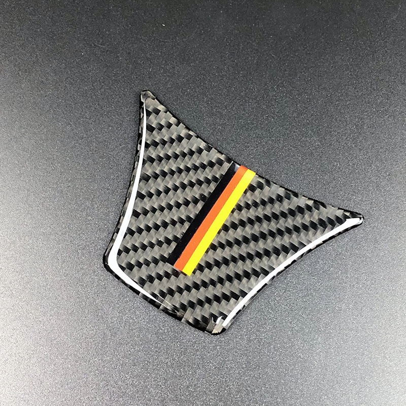 Newest Carbon Fiber Car Steering Wheel Sticker Emblem for BMW E90 3 Series